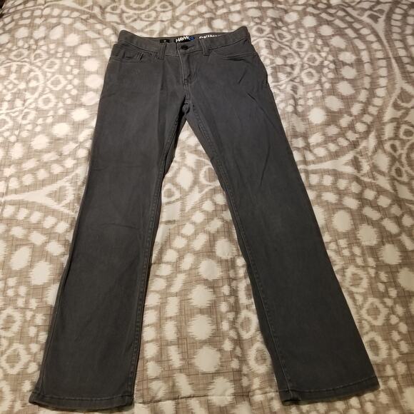 Boys Hawk Skinny Grey Jeans Size 10, Adj Waist - Picture 2 of 8